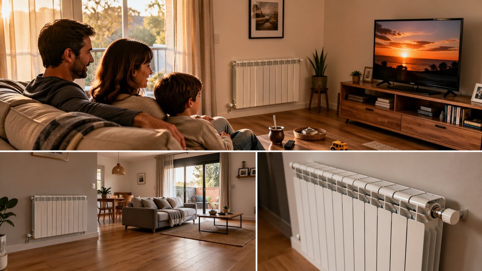 Sistema de calefacci&oacute;n residencial