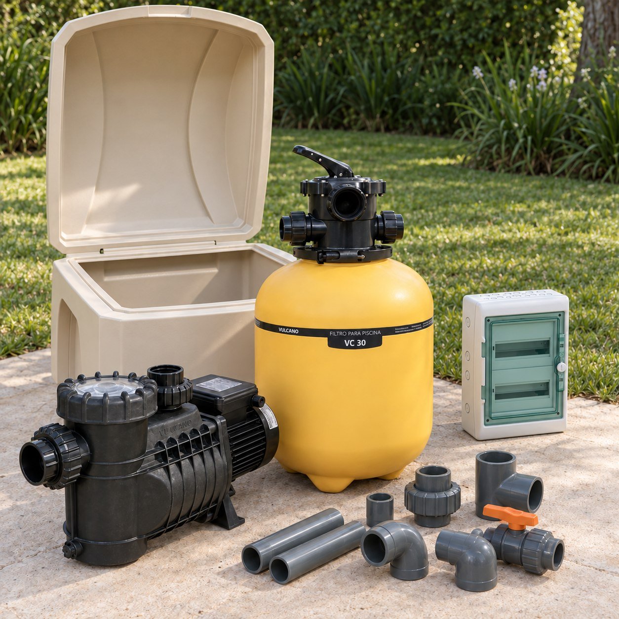Imagen representativa del equipamiento de filtrado