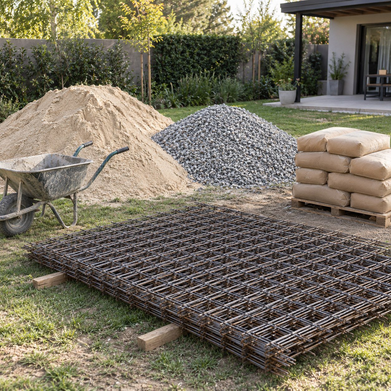 Imagen representativa de materiales de obra